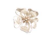 Luxury Elegant Women Faux Shell Pearl Vintage Flower Brooch Pin Brooches