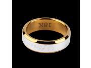 Fashion Forever Love Lovers Couple Matching Ring Steel Finger Ring Jewelry