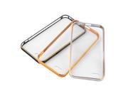 Thin Aluminum Metal Bumper Clear Back Case Cover Skin for iPhone 6 4.7