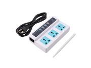 Promotion3 Sockets Mobile Phone GSM SIM Remote Control Wireless Smart Socket SwitchHot New Arrival