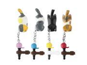 Newest Cat Playing Ball 3.5mm Anti Dust Earphone Jack Plug Stopper For Phone