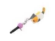 Newest Cat Playing Ball 3.5mm Anti Dust Earphone Jack Plug Stopper For Phone
