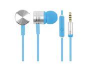 3.5mm Mic Headset For iPhone Samsung HTC In Ear Stereo Earbud Headphone FF