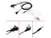 Covert Acoustic Air Tube Earpiece Agent Headset For Kenwood Walkie Talkie FF