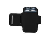 Adjustable Running Jogging Sports Gym Armband Arm Strap Cover For GALAXY S4 S5 F balck