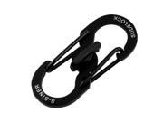 1pc 8 Shape Camping Hiking Outdoor Mountaineer Buckle Hanging Hook Clip