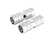 New 1 Pair Aluminum Alloy Pegs Bike Cycling Bicycle Rear Stunt Foot Peg Six Axle