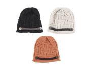 Fashion Women s Knitting Warm Casual Solid Hat Cap Winter Hats for Girls