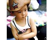 Cute Baby Kids Children Boys Girls Straw Western Cowboy Sun Hat Cap Gift