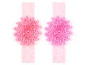 Girl Baby Toddler Lace Flower Headband Hair Band Accessories Headwear