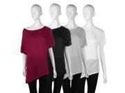 Women Summer Loose Casual Cotton Sexy Tee Shirt Tops Blouse Ladies Top