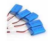 New 5x3.7V 380mAh Battery 2 to 5 Cable USB Charging Cable For Quadcopter