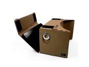 Google Cardboard Valencia Quality 3D VR Virtual Reality Glasses For Smartphones 5.1 inch Screen Apple iOS 8.0 Android 4.2.2 OS or Newer