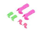 3 Pairs Hard Plastic Boots Shoes Heels For Barbie Doll Party Accessories