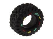Pet Dog Cat Animal Chews Squeaky Sound Rubber Tire Shape Dog Toy New
