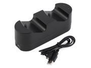 Black Dual Shock 4 Controller Charging Station Dock Charger For Sony PS4