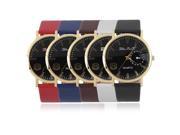 New Hot Fashionable Calendar Quartz Watches Leather Wristwatch
