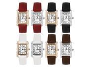 WWOOR Elegant Crystal Women Square Quartz Wrist Watch Office Lady Watch