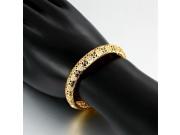 Woman Simple EU Style Zircon Fashion Gold plated Hollow Pattern Bracelet