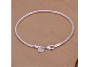 Charming Fashion 3mm Silver Plating Snake Chain Bracelets Jewelry Hot