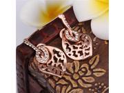 Women OL Style Rhinestone Crystal Ear Studs Earrings Charm Jewelry Gift