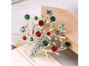 Gorgeous Colorful Crystal Rhinestone Christmas Tree Brooch Pin Xmas Gift New