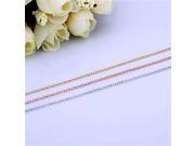 Fashion Classic Jewelry Cool Gold Plate Rolo Chain Slim Link Chain Accessory