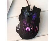 5500DPI Optical Colorful Lights Wired Game Gaming Mice Mouse for Laptop PC
