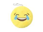 Cute Phone Emoji Emoticon Yellow Cushion Soft Stuffed Plush Toy Key Chain Hot