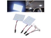 10pcs 48 SMD 1210 LED Panel Interior Lighting Bulb Car Auto White Lights
