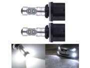 2x 880 899 10SMD Car LED Bulbs Xenon White 10W Headlight Fog Driving Light