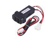 New Dual USB Ports Dashboard Mount Fast Charger 5V for Mitsubishi Car
