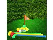 1 Set Multicolor Plastic Golf Toys for Children Outdoor Backyard Sport Game
