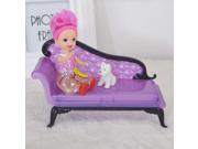 Kids Baby Girl Princess Dreamhouse Sofa Chair Furniture Toys For Doll Barbie