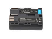 Replacement 7.4V 2000MAH Rechargeable Li Ion Battery for CANON BP 511 511A