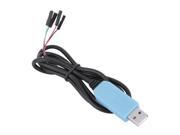 FT232RL USB to TTL 4Pin Serial Converter Adapter Cable Output for Computer blue and black