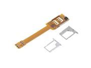 Mobile Phone Double Dual SIM Card Adapter Use Two SIM for Samsung Galaxy