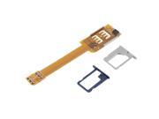 Mobile Phone Double Dual SIM Card Adapter Use Two SIM for Samsung Galaxy