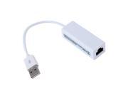 USB 2.0 to RJ45 Ethernet LAN Network Adapter Dongle Connector 10 100 Mbps