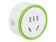 White Mini Smart Wifi Plug Remote Control Socket Power Supply Home Safety