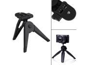 Black Mini Plastic Foldable Photography Tripod Desk for Camera DSLR SLR