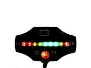 Car Motorcycle LED Battery Voltage Meter Indicator 12V Auto ATV Applications
