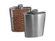 New Portable 200ml 8oz Stainless Steel Hip Flask Alcohol Drinking Wine Bottle