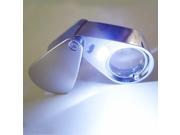 20X Lighted LED Illuminated Jewelers Jewelry Loupe Magnifying Glass Magnifier