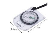 New Baseplate Ruler Map Scale Camping Hiking Survival Compass Emergency