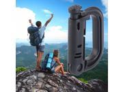 Tactical Backpack Carabiner Snap D Ring Clip KeyRing Locking Hiking Camping
