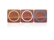 X8 F Wooden Mini Qi Wireless Charger Charging Pad Mat For Smart Phone
