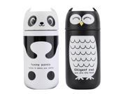 220ml Panda Owl Stainless Steel Vacuum Flask Cup Outdoor Water Bottle