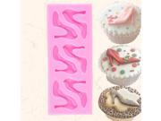 Silicone High heel Shoes Design Fondant Cake Molds Chocolate Mould Decoration