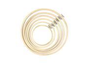Handy Wooden Cross Stitch Machine Embroidery Hoop Ring Bamboo Sewing 13 30cm